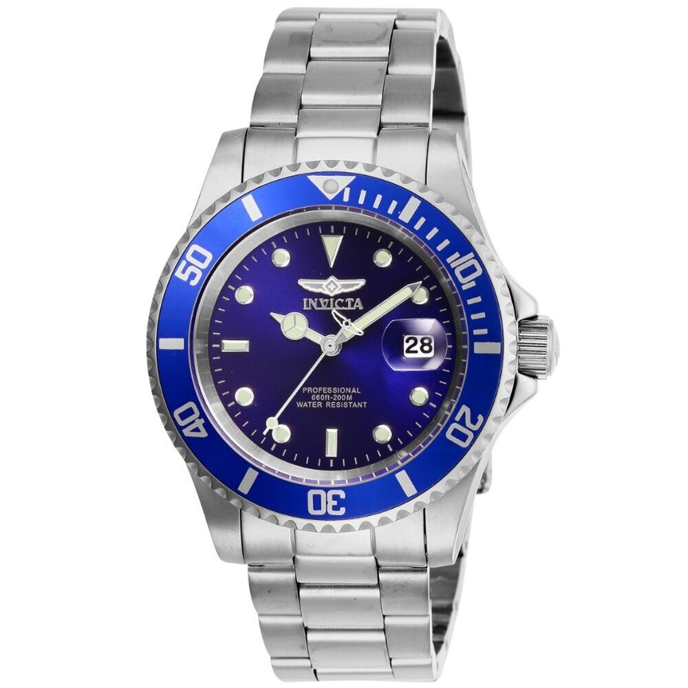 Invicta Pro Diver Men's Watch - 40mm, Steel (26971) in Hard Case